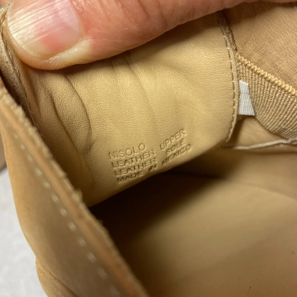 Nisolo Tan Loafers Minimalist Slip-Ons Size 8